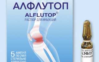 Алфлутоп: препарат для лечения суставов и восстановления хрящевых тканей