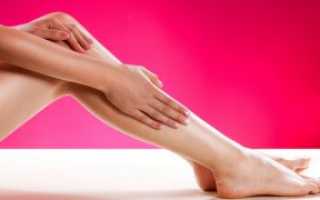 Применение крема для депиляции ног и пяток